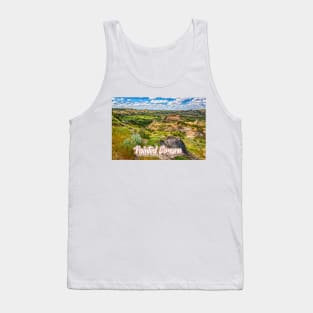 Painted Canyon Overlook North Dakota Tank Top